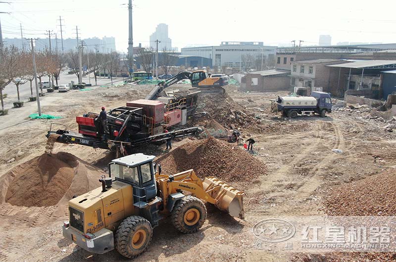 西安時產(chǎn)400噸建筑垃圾再生加工廠 西安時產(chǎn)400噸建筑垃圾再生加工廠